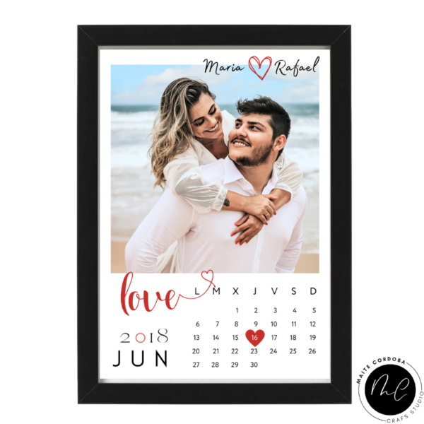 Cuadro ANIVERSARIO en el calendario de la vida