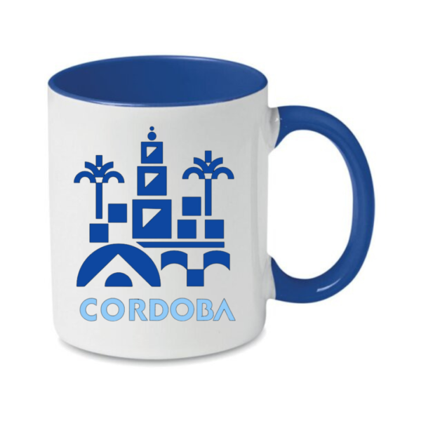 Taza con asa y fondo de colores "CORDOBA" - Imagen 8