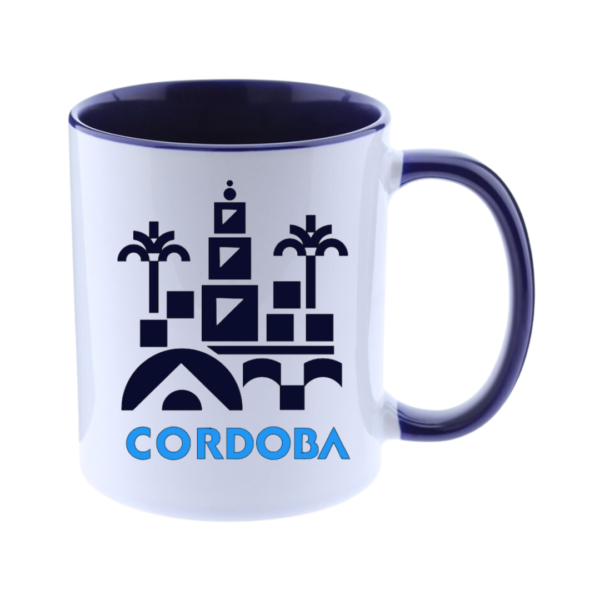 Taza con asa y fondo de colores "CORDOBA" - Imagen 9