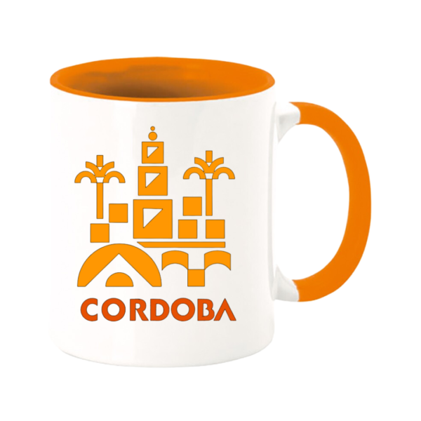 Taza con asa y fondo de colores "CORDOBA" - Imagen 6