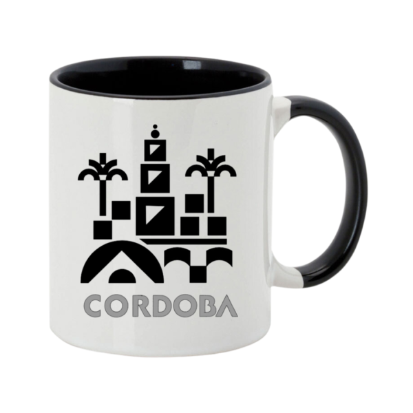 Taza con asa y fondo de colores "CORDOBA" - Imagen 5