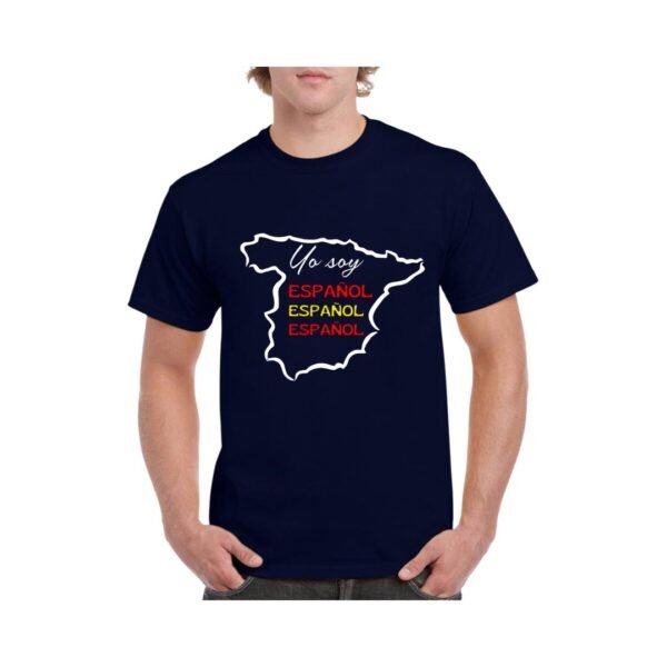 Camiseta unisex 100% algodón 150 grs. "YO SOY ESPAÑOL" - Imagen 3