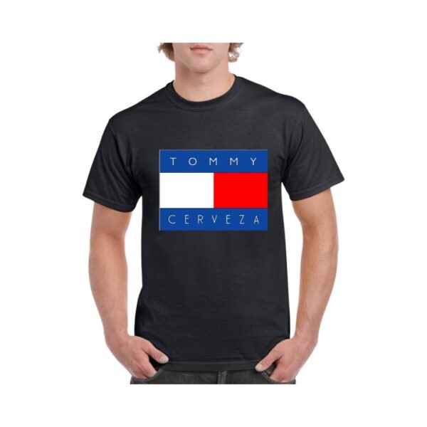 Camiseta unisex 100% algodón 150 grs. "TOMMY CERVEZA" - Imagen 3