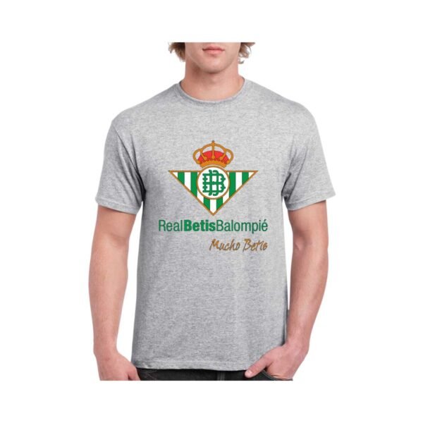 Camiseta unisex 100% algodón 150 grs. " REAL BETIS - Mucho Betis" - Imagen 3