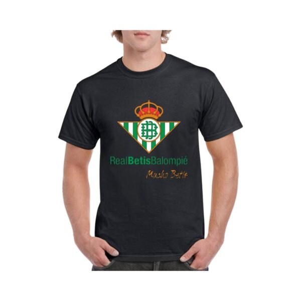 Camiseta unisex 100% algodón 150 grs. " REAL BETIS - Mucho Betis" - Imagen 2