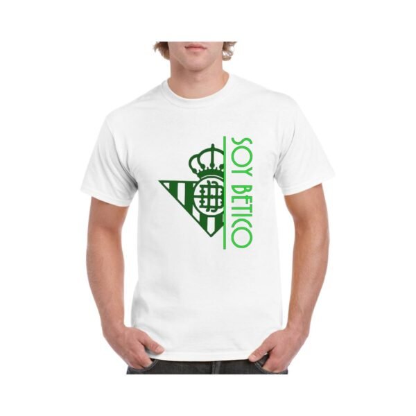 Camiseta unisex 100% algodón 150 grs. " REAL BETIS - Soy Betic@" - Imagen 4