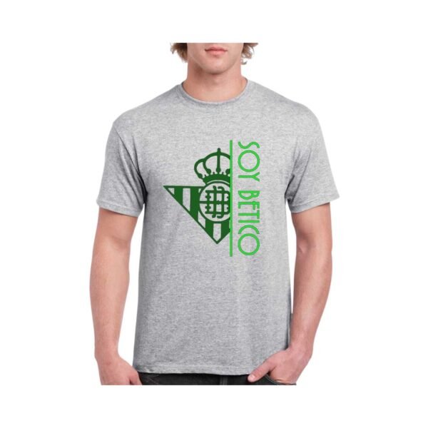Camiseta unisex 100% algodón 150 grs. " REAL BETIS - Soy Betic@" - Imagen 3