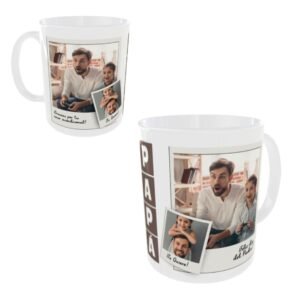 Taza blanca 11 onzas "GRACIAS PAPA por tu amor incondicional"