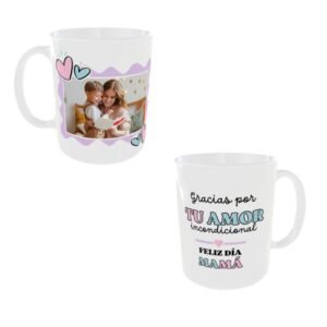 Taza blanca 11 onzas "GRACIAS MAMA por tu amor incondicional"