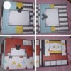 Paginas interiores de Album de scrapbooking diseñado con la temática Disney
