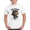Camiseta de algodón de color blanco personalizada con la famosa águila de la archi conocida marca motera HARLEY DAVIDSON