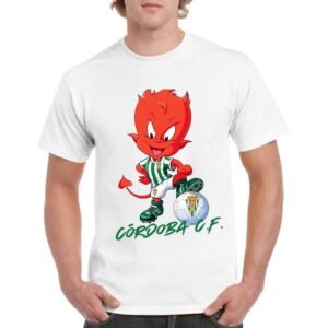 Camiseta unisex 100% algodón "CORDOBA C.F. diablillo salmorejito"