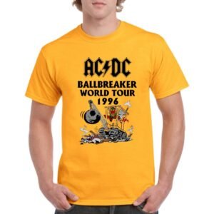 Camiseta unisex 100% algodón "ACDC Ballbreaker World Tour 1996"