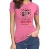 Camiseta de cumpleaños personalizada para grupo de amigas con ilustración fashion, camiseta rosa de algodón con nombre y edad personalizados, perfecta para celebrar cumpleaños y despedidas.