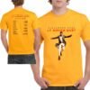 Camiseta naranja Alejandro Sanz fan merch gira España
