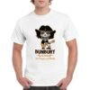 Camiseta Bunbury Kids blanca con diseño rockero