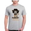 Camiseta Bunbury Kids gris con diseño rockero