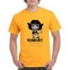 Camiseta Bunbury Kids naranja con diseño rockero