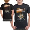Camiseta negra Hombres G Gira 2026 estilo concierto pop rock español