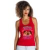 Camiseta roja personalizada para despedida de soltera Somos las amigas locas de la novia para celebración entre amigas.