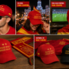 Gorra Make Spain Great Again inspirada en Ferran Torres durante la celebración de la Selección Española Campeona del Mundo 2026, con imágenes de uso y detalles del diseño.
