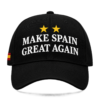 Gorra negra Make Spain Great Again inspirada en Ferran Torres durante la celebración de la Selección Española Campeona del Mundo 2026