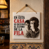 Azulejo El Último de la Fila decorando un bar con temática musical