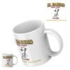 Taza personalizada El Barrio Gira 2027 de 11 oz vista en perspectiva