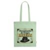Tote bag verde Denominación de Origen Barrieros con impresión DTF y algodón reciclado