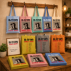 Colección de tote bags El Último de la Fila Gira 2026 en varios colores