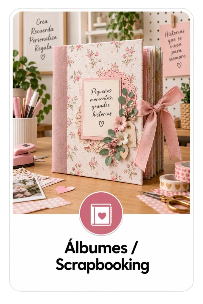 Álbum de scrapbooking personalizado hecho a mano por Maite Crafts