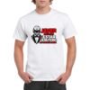Camiseta blanca para despedida de soltero con diseño Javier deja de estar soltero, Las tropas del novio